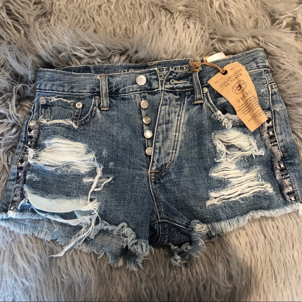 brand-new american eagle jean shorts